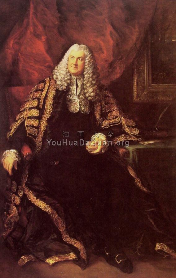 The Honourable Charles Wolfran Cornwall - 托马斯·庚斯博罗